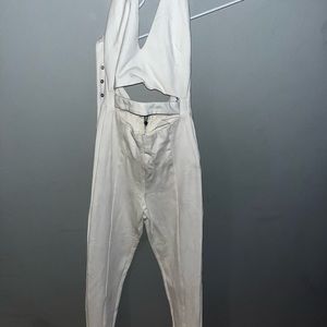 White bodysuit. Super flattering.